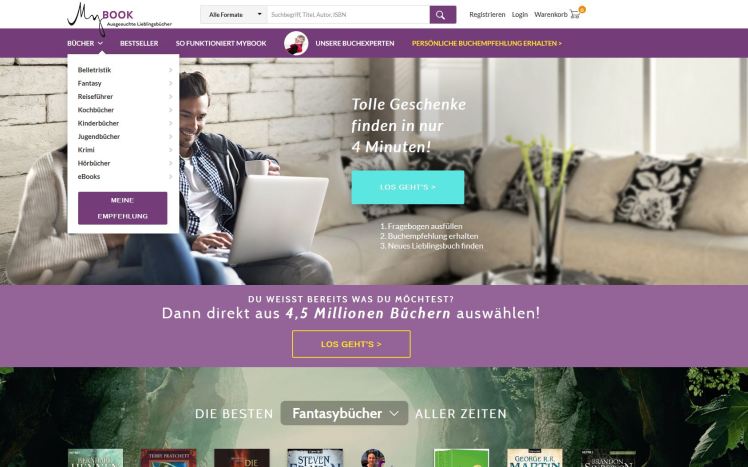 Screenshot_MyBook_Startseite