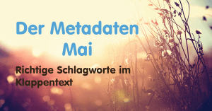 Klappentext für Selfpublisher